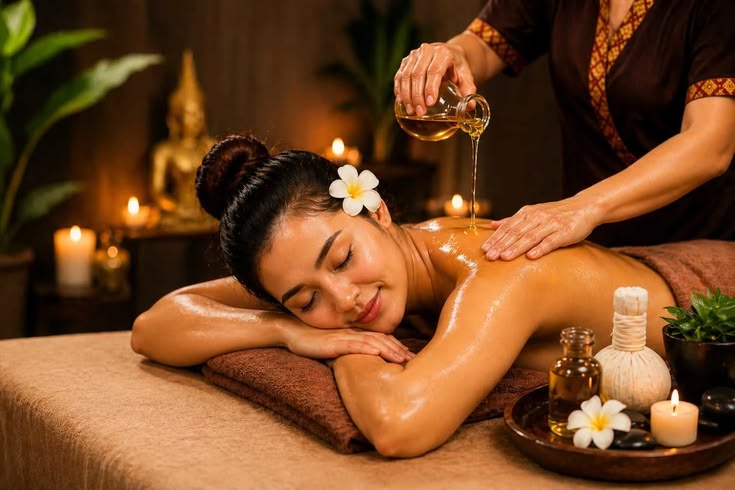 Oil Massage With Wash
